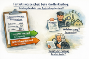 Ist ein Festsetzungsbescheid ein Leistungsbescheid?